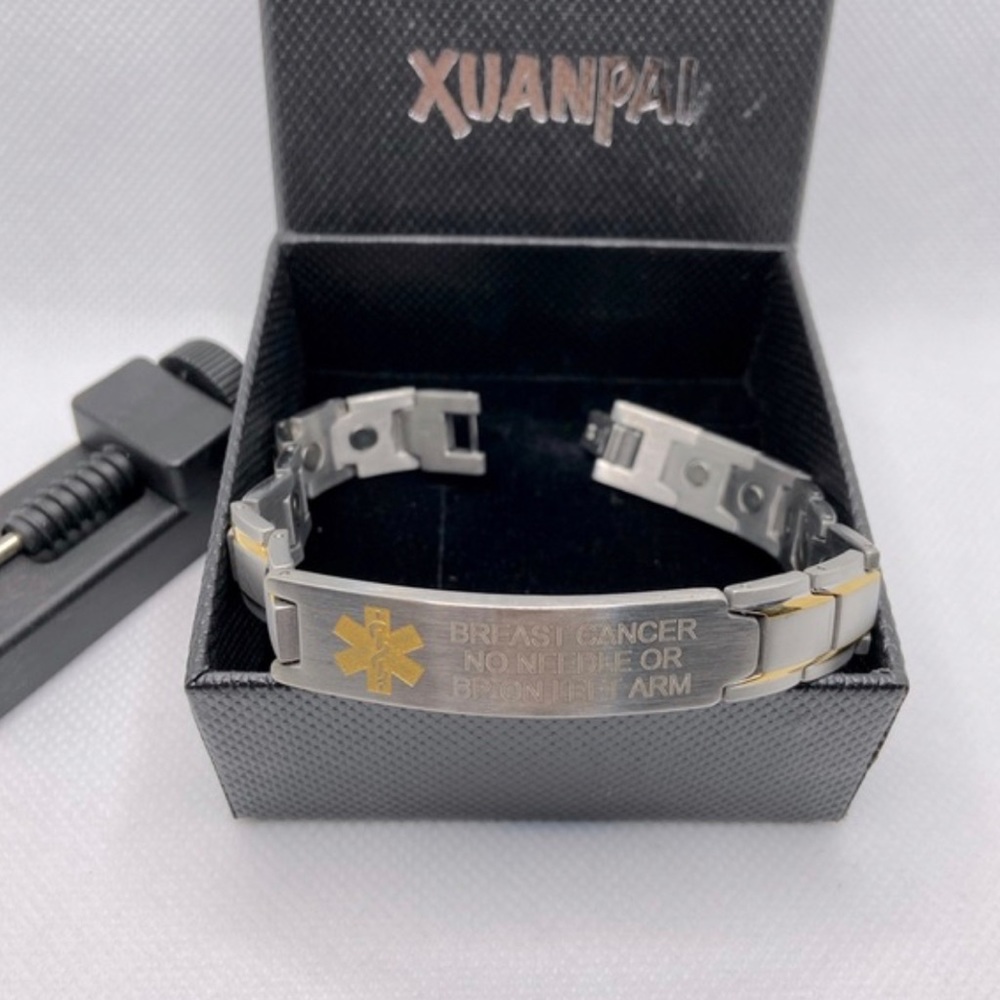 Steel Magnetic Medical ID Bracelet